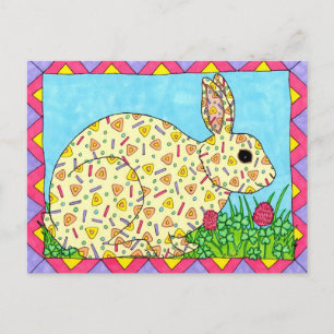 Oaxacan Bunny in Clover Briefkaart