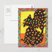 Oaxacan Cat Briefkaart (Voorkant / Achterkant)