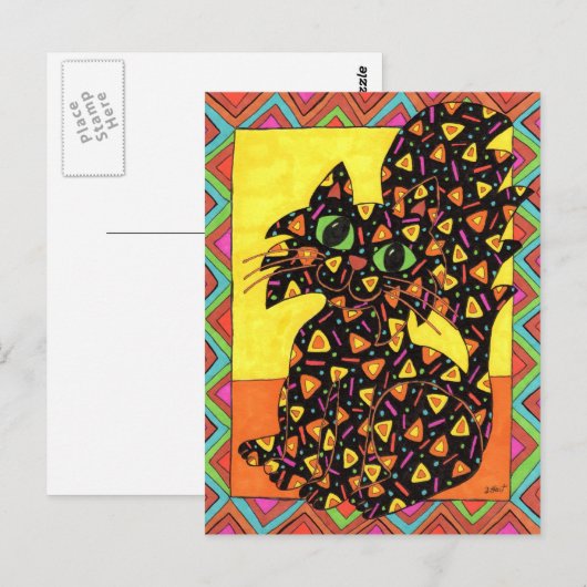 Oaxacan Cat Briefkaart (Voorkant / Achterkant)