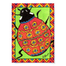 Oaxacan Ladybug Mini Mexican Folk Art