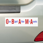OB.A.M.A. Waarheid - Bumpersticker (Op auto)