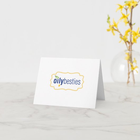 OB-briefkaart Kaart (Gele Bloem)