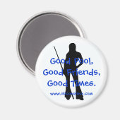 OB Cues Dames 9-Ball Tour Magneetomtrek Magneet (Voorkant / Achterkant)