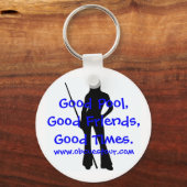 OB Cues Dames 9-Ball Tour Slogan Sleutelhanger (Voorkant)