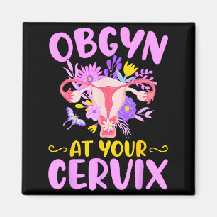 Ob-gyn bij uw baarmoederhals Funny Gyno Artsen Gyn Magneet