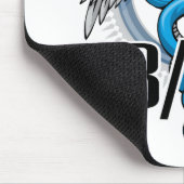 OB/GYN Blue Caduceus Muismat (Hoek)