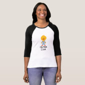 OB/GYN Chick Raglan Tee Shirt (Voorkant volledig)