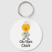 OB/GYN Chick Sleutelhanger (Voorkant)