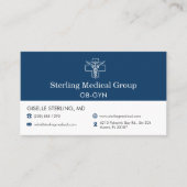 OB-GYN Doctor Office Appointment Visitekaartje (Voorkant)