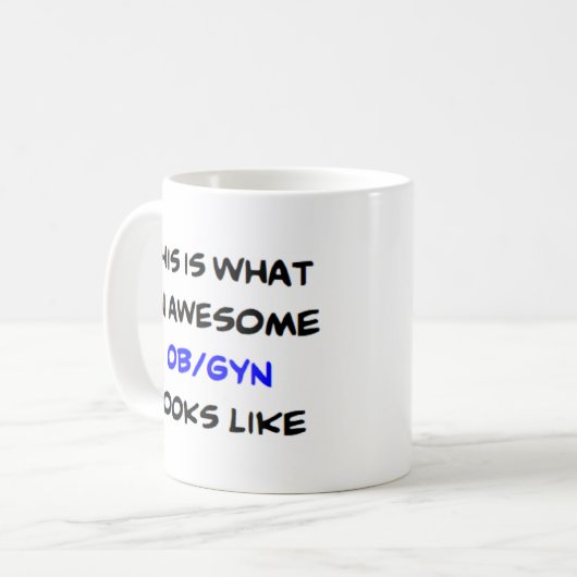 ob/gyn, geweldige koffiemok (Voorkant links)