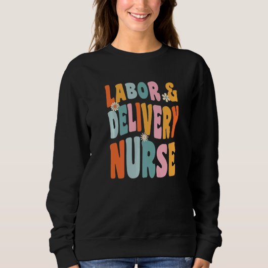 OB-GYN Labor And Delivery Nurse Premium Trui (Voorkant)