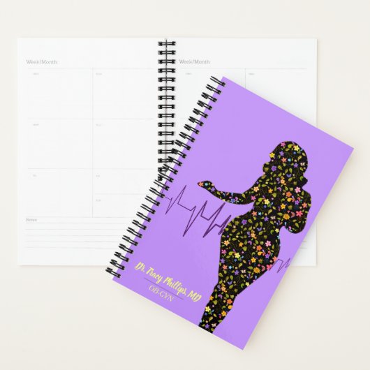 OB-GYN Medical Feminine Floral Planner (Display)