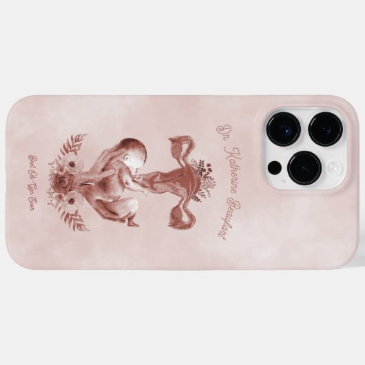 Ob/Gyn MidWITSERSE BRODBAARHEID Cervix Ovaria Case-Mate iPhone Case (Achterkant (horizontaal))
