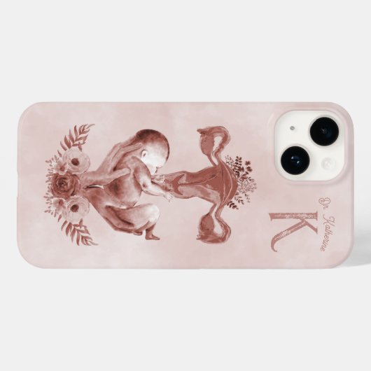 Ob/Gyn MidWITSERSE BRODBAARHEID Cervix Ovaria Case-Mate iPhone Case (Achterkant (horizontaal))