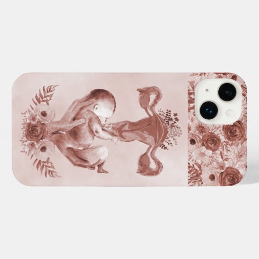 Ob/Gyn MidWITSERSE BRODBAARHEID Cervix Ovaria iPhone Hoesje (Achterkant horizontaal)