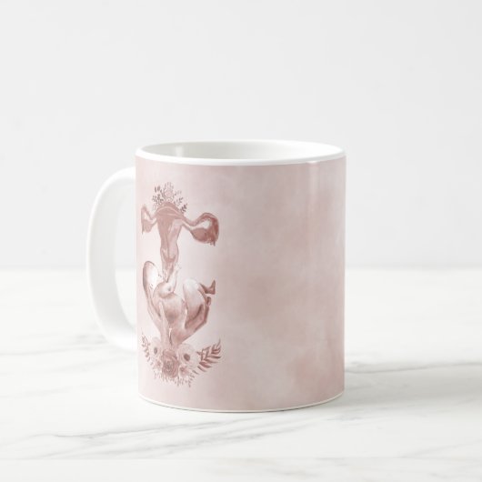 Ob/Gyn MidWITSERSE BRODBAARHEID Cervix Ovaria Koffiemok (Voorkant links)