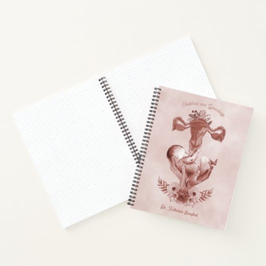 Ob/Gyn MidWITSERSE BRODBAARHEID Cervix Ovaria Notitieboek (Binnen)