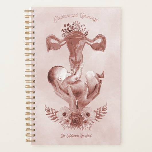 Ob/Gyn MidWITSERSE BRODBAARHEID Cervix Ovaria Planner (Voorkant)