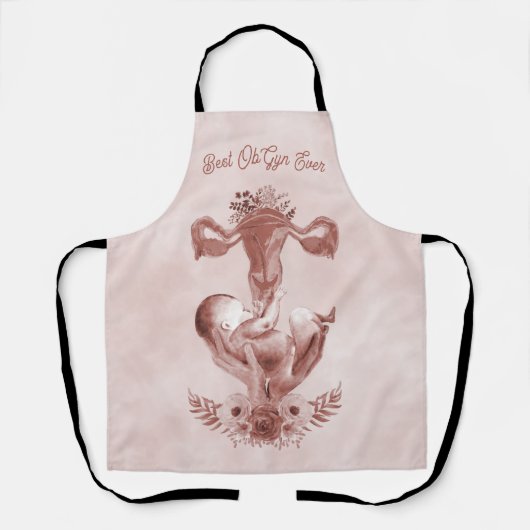 Ob/Gyn MidWITSERSE BRODBAARHEID Cervix Ovaria Schort (Voorkant)