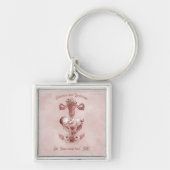Ob/Gyn MidWITSERSE BRODBAARHEID Cervix Ovaria Sleutelhanger (Voorkant)
