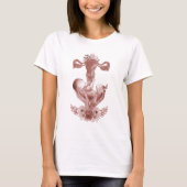 Ob/Gyn MidWITSERSE BRODBAARHEID Cervix Ovaria T-shirt (Voorkant)