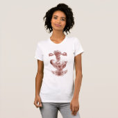 Ob/Gyn MidWITSERSE BRODBAARHEID Cervix Ovaria T-shirt (Voorkant volledig)