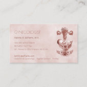 OB/GYN Modern Floral Medical Visitekaartje (Voorkant)