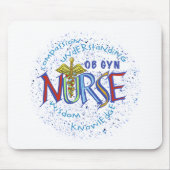 Ob Gyn Nurse Motto Muismat (Voorkant)