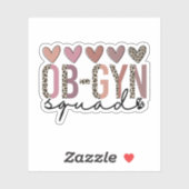 OB GYN Squad Sticker (Vel)