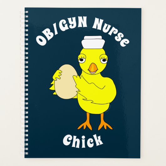 OB/GYN Verpleegster Chick Planner (Voorkant)