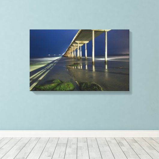 OB-nachten Canvas Afdruk (Insitu (Houten vloer))