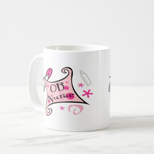 OB verpleegkundige (verloskunde) Verpleegkunde Koffiemok (Voorkant links)