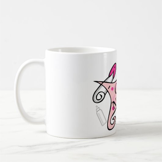 OB verpleegkundige (verloskunde) Verpleegkunde Koffiemok (Links)