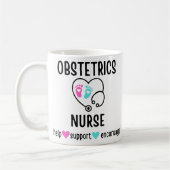 OB ZenuwGift Obstetrics Nurse Obstetrical Nurse Koffiemok (Links)