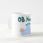 OB Zuurcadeautjes, Baby in gebak-Schattig Koffiemok (Voorkant links)