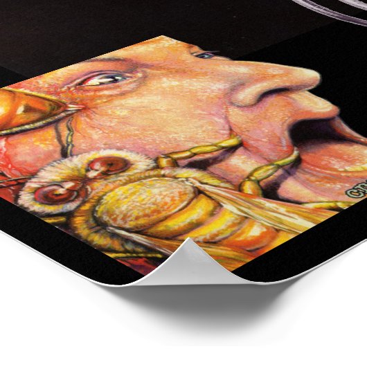 OBA 15e verjaardagscadeau-poster Poster (Hoek)