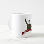 OBA MAO Obama + Vrijheidsbeeld Parody Koffiemok (Voorkant links)