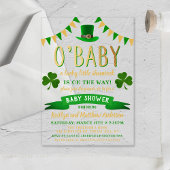 O'Baby St. Patrick's Day Baby shower Acryl Uitnodigingen