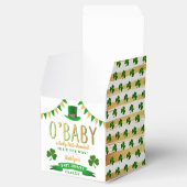 O'Baby St. Patrick's Day Baby shower Bedankdoosjes (Geopend)