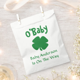 O'Baby St Patrick's Day Baby shower Bedankzakje