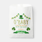 O'Baby St. Patrick's Day Baby shower Bedankzakje (Voorkant)