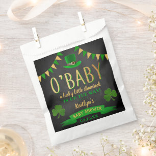O'Baby St. Patrick's Day Baby shower Bedankzakje