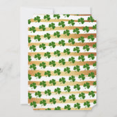 O'Baby St. Patrick's Day Baby Shower Invitations Kaart (Achterkant)