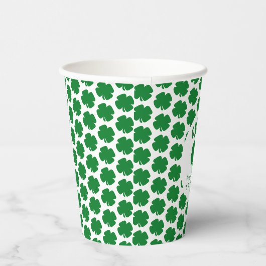 O'Baby St Patrick's Day Baby shower Papieren Bekers (Rechts)