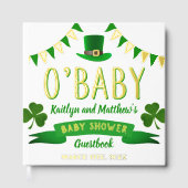 O'Baby St. Patrick's Day Baby shower Real Gastenboek (Voorkant)