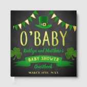O'Baby St. Patrick's Day Baby shower Real Gastenboek (Voorkant)