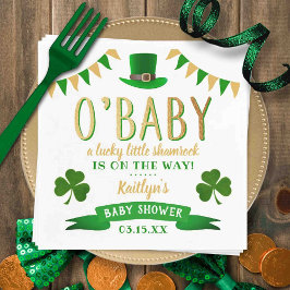 O'Baby St. Patrick's Day Baby shower Servet