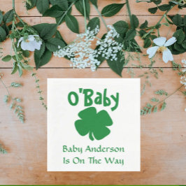 O'Baby St Patrick's Day Baby shower Servet