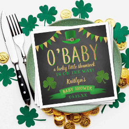 O'Baby St. Patrick's Day Baby shower Servet