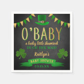 O'Baby St. Patrick's Day Baby shower Servet (Voorkant)